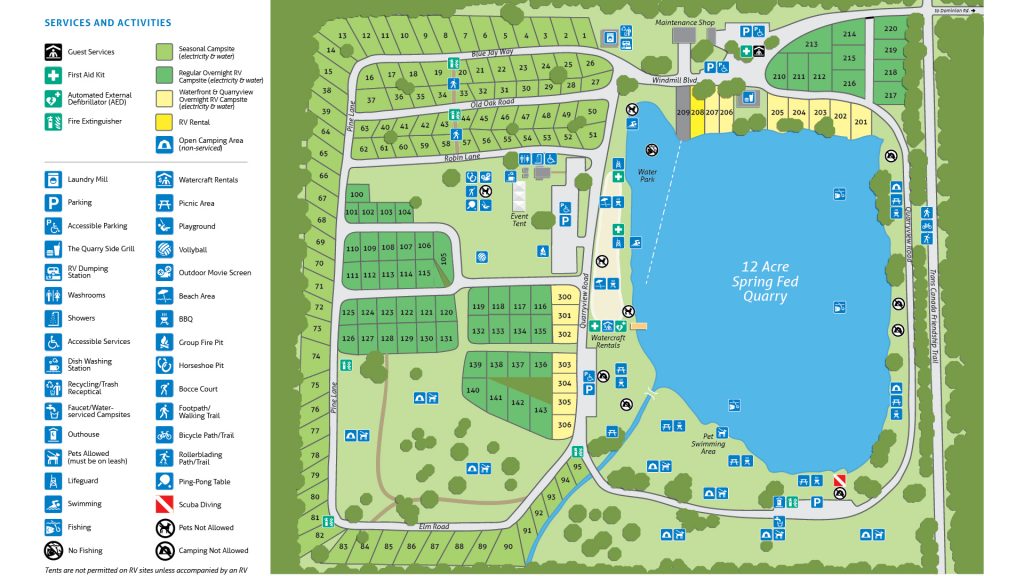 Wind Point Park Map